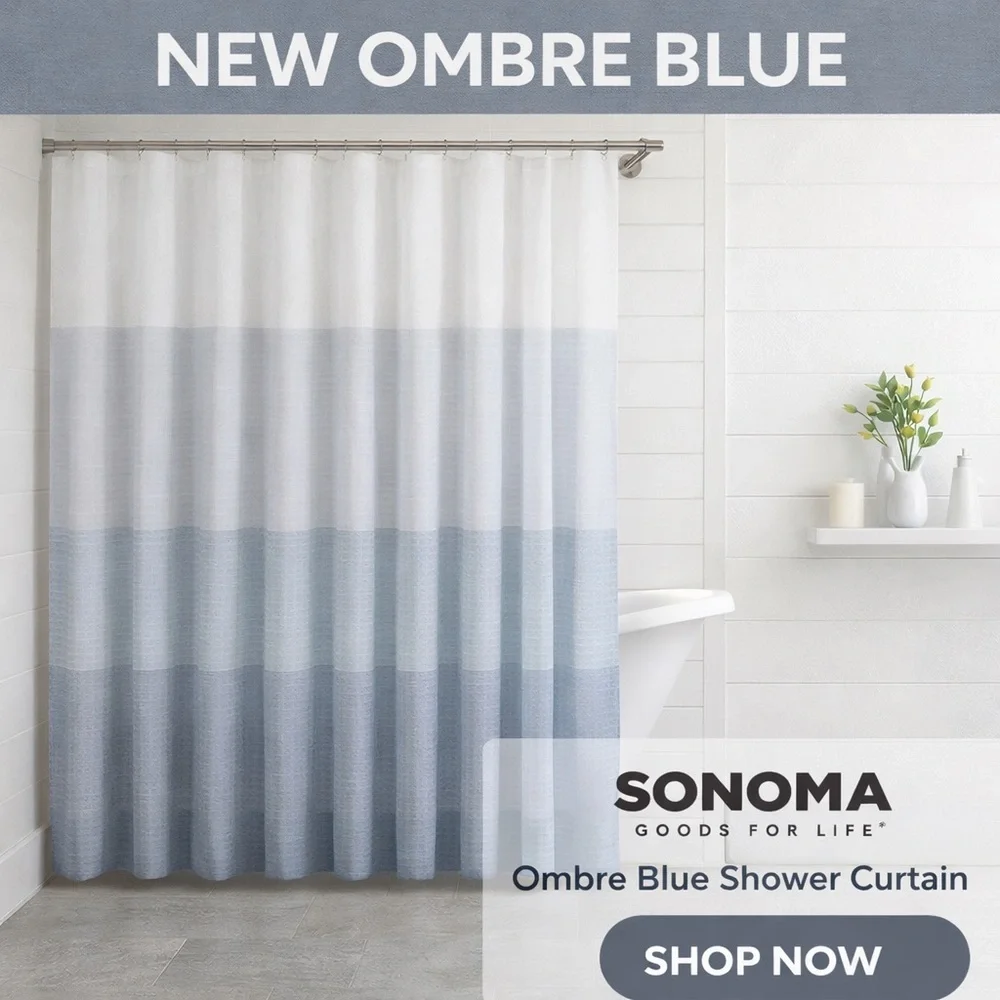 Sonoma Gradient Blue Shower Curtain